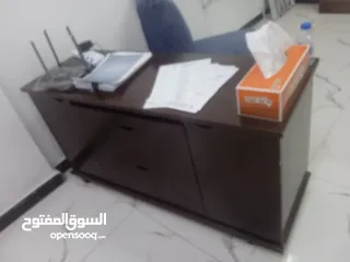  4 اثاث مكتب مستعمل بحاله جيده