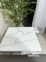  3 طاولة - طاولات وسط  دهان حراري وحديد ثقيل 4 قطع
