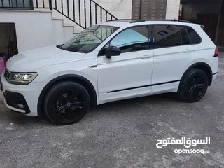  2 Volkswagen Tiguan R-Line Black Edition 2.0TSI 2021 اقل عداد في فلسطين ! 31000 كم فقط!