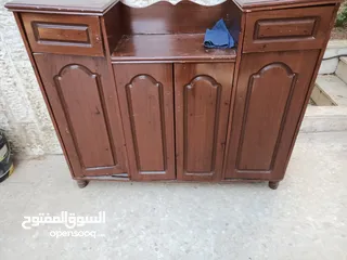  1 خزانة خشب اثاث خارجي