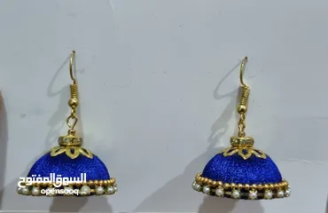  8 silkthread earrings