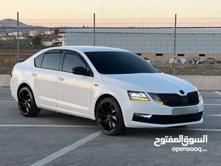  5 سكودا اكتافيا 2019/اتوماتيك ماتور 2000 ديزل فل الفل بدون فتحة بلاك اديشن