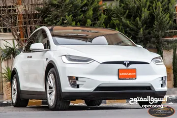 4 Tesla Model X 100D  2018  السيارة بحالة الوكالة