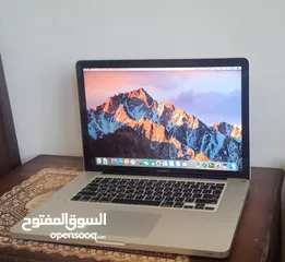  1 لابتوب apple من فئة اقتصادية للطلاب الجامعات والمدارس  MacBook Pro 2012 15.6 Screen