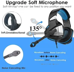  3 Raxinbang Headset 3.5mm Gaming Headset LED (New condition box slightly damaged)