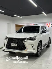  2 لكزس LX570 2018 خليجي ابيض لؤلؤي قمه في النظافه