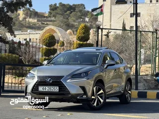  2 ‏Lexus NX300h ((2021)) Hybrid AWD جمرك جديد قمة الفخامة داخلية خمررري مميزة