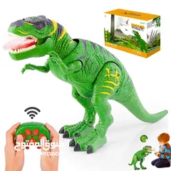  9 PESUMA – Robot dinosaure T rex, jouets pour enfants ,marche avec lumière LED, Projection rugissante