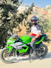  3 Kawasaki ninja 2017 250شطب مع وراقو  رقم