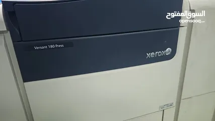  4 Xerox Versant 180 press. Working condition is good. This is offset printer.