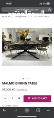  6 Malmo dining table just bought AtHome