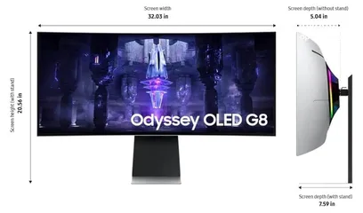  1 شاشة قيمنق Odyssey G8 OLED