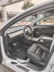  13 تيسلا مودل 3 ....(2023)ستاندر بلسس لون ابيض للبيع