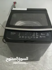  1 Hisense Washing Machine 8 Kg used only 1 month