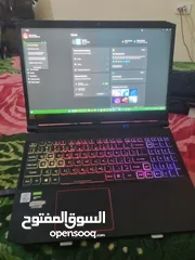  2 لاب توب  nitro5 10th   والله مفيش عيب نظيف البطرية ثلاث ونص إلى اربع ساعات