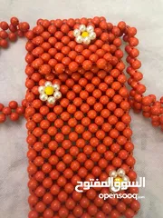  1 شنطة خرز هاند ميد للموبايل