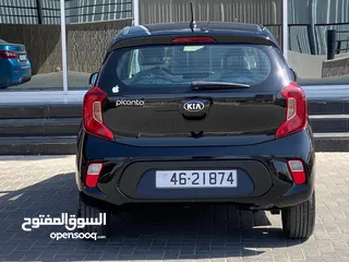  17 كيا بيكانتو 2020  استخدام شخصي لم تعمل سياحي او تطبيقات نهائي ماتور 12500ccفحص كامل لون اسود