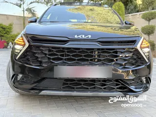 4 كيا سبورتاج GT Line ترخيص 2022 محرك 1600 هايبرد plug in/يقطع على الشحنه 65 كيلو متر  271 حصان