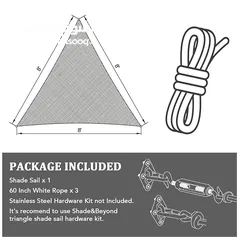  3 Sun Shade Sail Canopy Sunshade Cover Net Waterproof Block Rectangle Plant Shade Net For Plant Cover