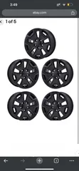  1 خمس رنجات ويليز لل JK وال JL  Rims for jeep 5 set