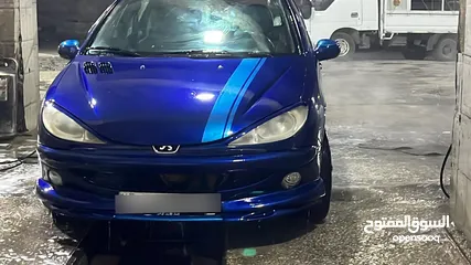  14 بيجو 206 موديل 2004 جير اوتوماتيك توب ترونيك ماتور 1400cc، الأجمل في الأردن