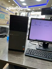  12 كمبيوتر ديل مع شاشة ديل كبيره موصفات ممتازه اقل سعر بسوق