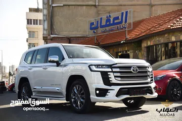  2 تويوتا لاندكروز VX 2024 لون ابيض عداد زيرو كفالة الشركة