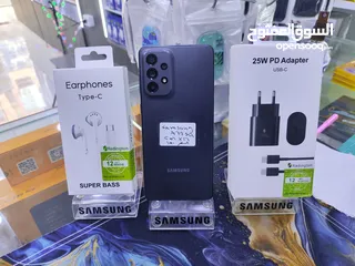  6 المطلوب وبشده Samsung A73 5G وكالة بدون كرتونه جيجا 256 رام 16 معه بكج هدية