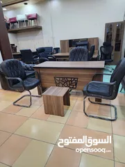  13 اثاث مكتبي مكتب مدير بعدة الوان بسعر خيالي مع جانبية بادراج وطاولة والتوصيل مجاني مكاتب ادارية