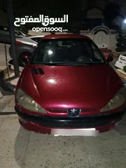  9 بيجو 206 موديل 2004 اتوماتيك غير مرخصه الترخيص عند البيع  للتواصل عبر الواتس اب فقط