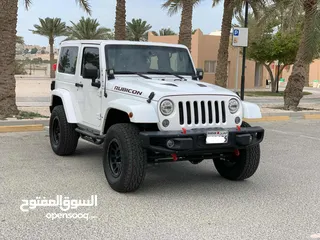  1 Jeep Wrangler Rubican 2014 (White)