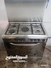  2 فرن غاز استعمال خفيف نظيف مع كفاله