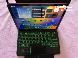  14 سعر حرق I pad 10   مشحون 12 مرة فقط بطارية 100%