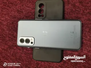  6 جهاز OnePlus Nord 2 5G نظيف نظافة 100٪ ( الجهاز مع الكفر)  المعالجMediaTek Dimensity 1200 5G الشاشة