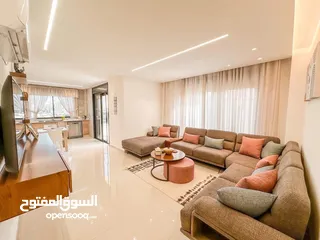  1 شقة_فاخرة_مفروشة_للإيجار  قلب_رام_الله