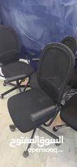  2 office chair and table