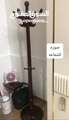  2 شماعة" علاقة" ملابس خشب ثقيل