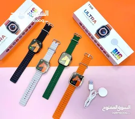  1 ساعة الترا الذكيه بمواصفات عاليه وشاشه كبيره لجميع الأعمار