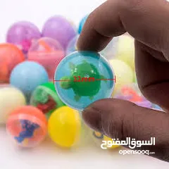  1 كرات بيض ملونه  قابل لاستخدام مئات المرات ل  مفاجئات و هدايا يوضع داخلها العاب او كاندي او ورق قرعه