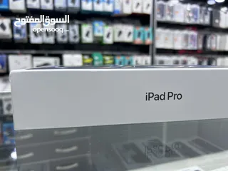  6 iPad Pro 2024 (11inch) ايباد ابل برو 2024 جديد مسكر بالكرتونة كفالة سنة متوفر اللون السلفر و الرمادي