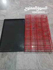  3 قفص حديد كبير