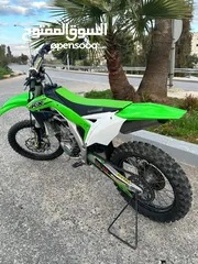  2 Kawasaki kx450f فل كرس حبه وحيده بل اردن