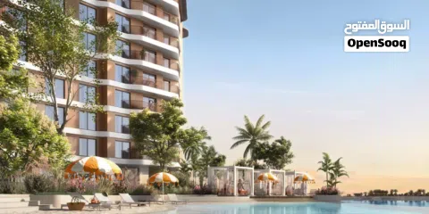  1 شقه غرفه للبيع بجزيره ياس مشروع جاردنيا باي مع تراس مساحه كبيره من اميز مشاريع الجزيره
