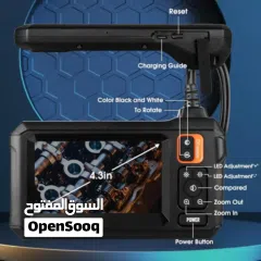  3 Waterproof Borescope Endoscope Camera with Light, 1080P HD Inspection Camera, Snake Camera,  with 15