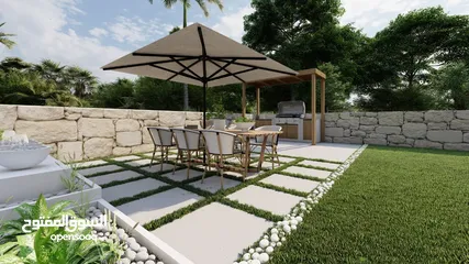  5 تصميم داخلي منازل و مكاتب و عيادات و محال تجاريه و حدائق تصميم و تنفيذ بافخم التصاميم المميزه