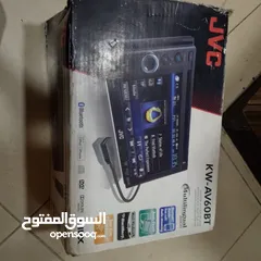  1 مسجل سيارة jvc  وسماعة للبيع بحالة الوكالة