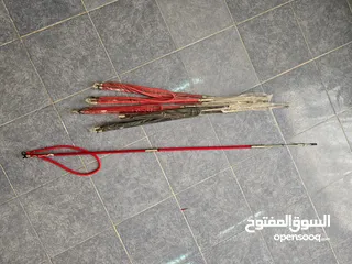  2 spear fishing pole .  رمح لصيد