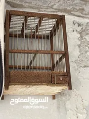  1 اقفاص خشب نظاف بحاله ممتازه للبيع