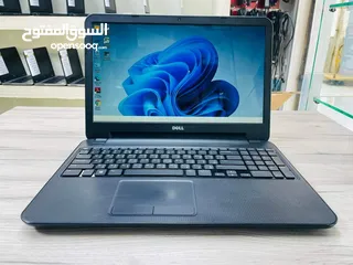  7 DELL 3531 CPU CELERON RAM 4 GIGA DDR3 HDD 500 GIGA VGA INTEL HD MONITOR 15.6 HD WIN 11 64 BIT