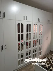  27 خزائن ملابس خشب لامنيت 18م الون حسب الطلب جميع المقاسات مع إمكانية تغير نوع الخشب كفاله 5سنوات على ا